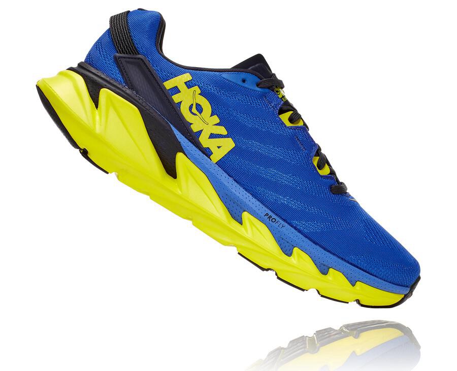 Hoka One One Tenisky Panske Modre/Zelene - Elevon 2 - 19476-MNJK